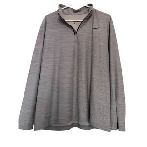 Men's DRIFIT Nike Long Sleeve 1/4 Zip Pullover Top Size Large EUC #6579